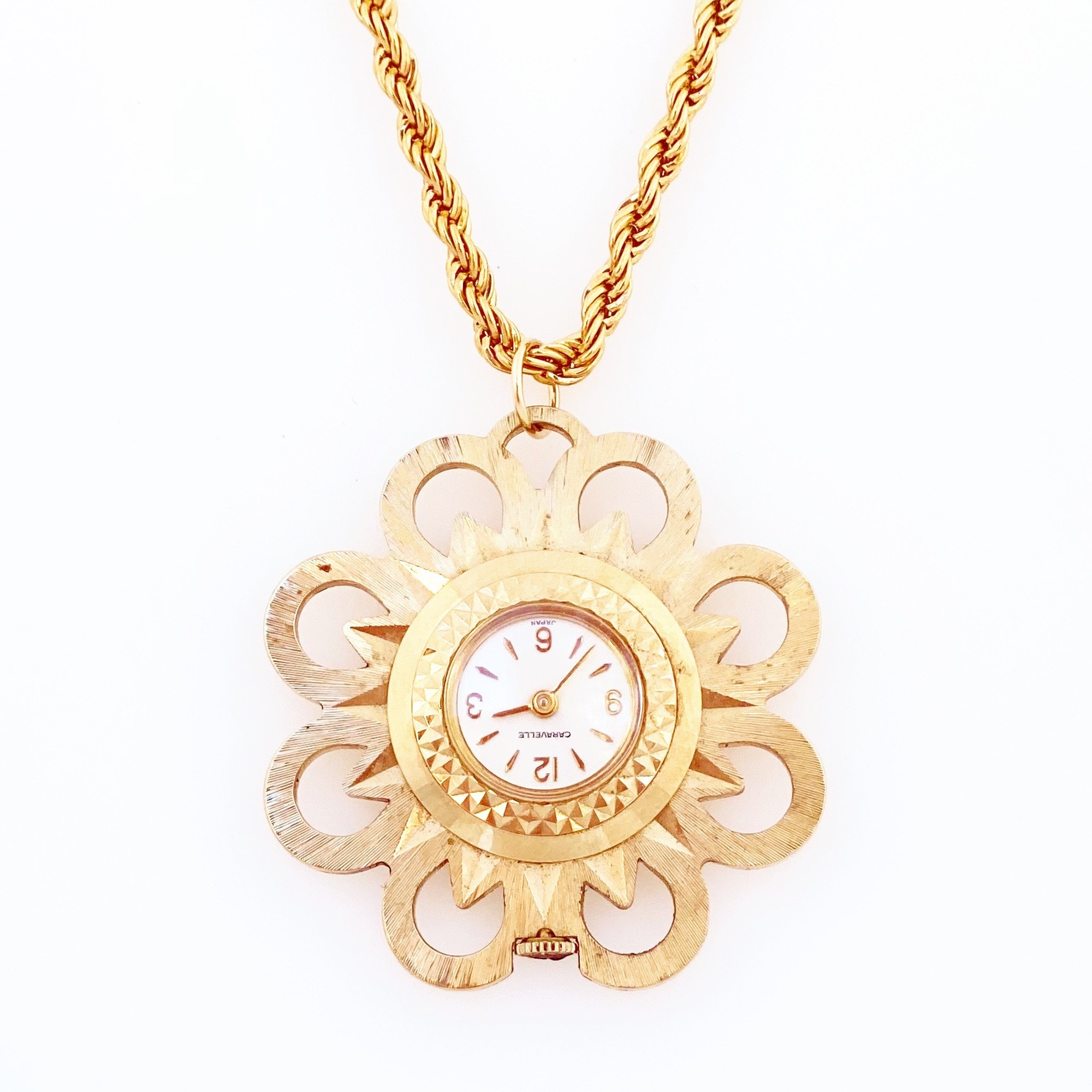Vintage caravelle pendant watch hotsell